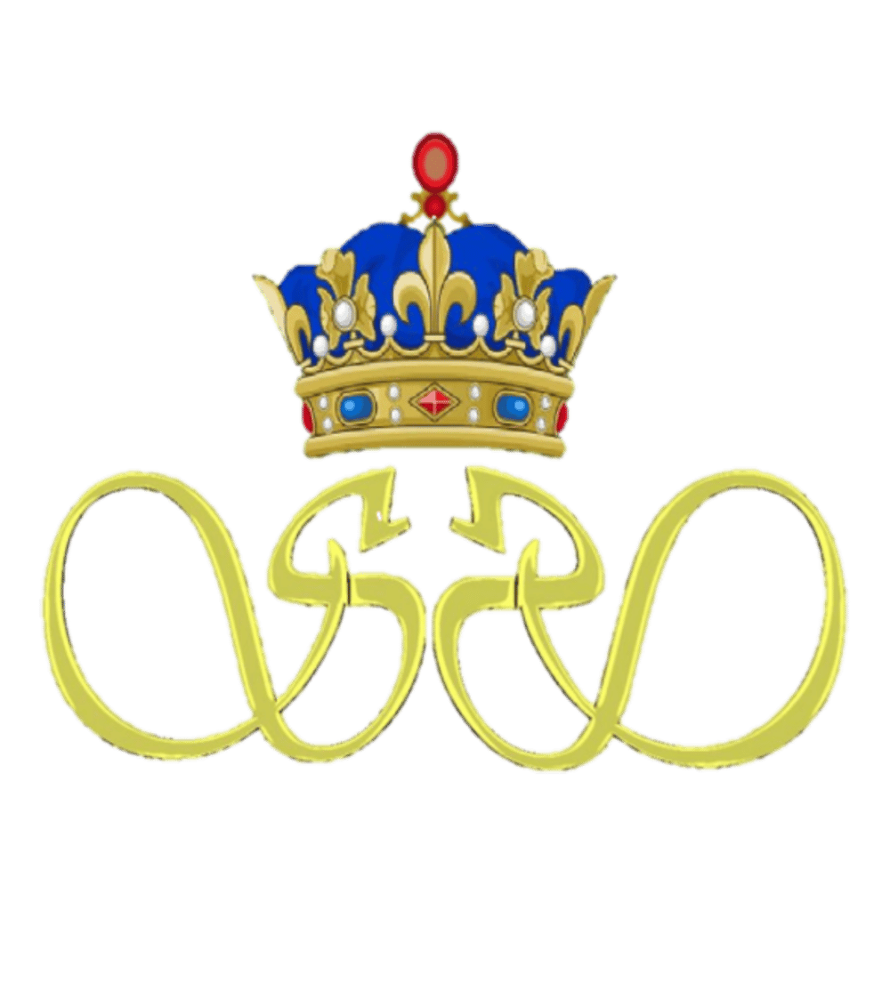 An official Royal Emblem of Monogram Queen Muja'Dib Saidah 